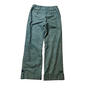 Uniform By John Paul Richard Wool Donegal Tweed Olive Pants Womens Size 8, Vtg